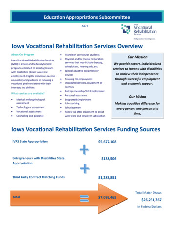Iowa Vocational Rehabilitation Services Overview