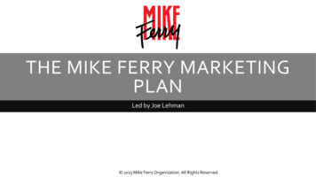 The Mike Ferry Marketing Plan