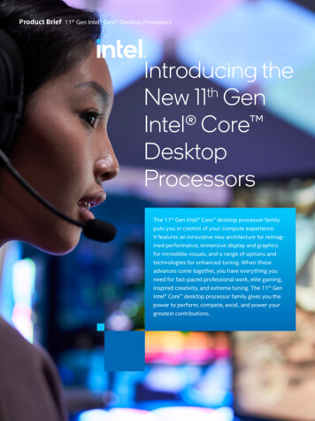 Introducing The New 11th Intel Core Desktop Processors