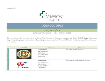 DOGWOOD DEALS - Mission And Me