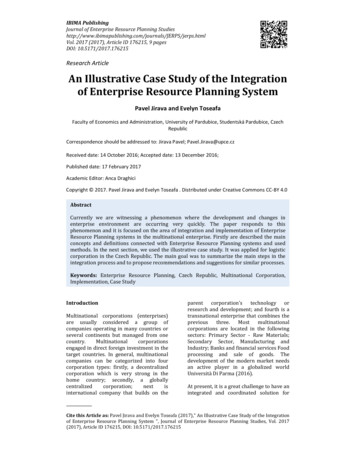 Research Article An Illustrative Case Study Of The .