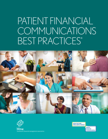 Patient Financial Communications Best Practices PDF