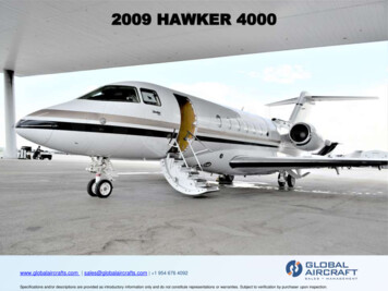 2009 HAWKER 4000 - 2,489H - Globalaircrafts 