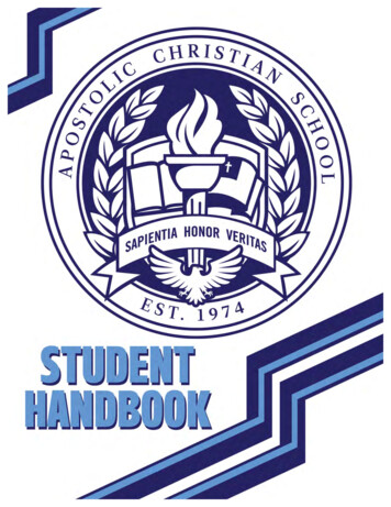 Student Handbook 91314 Center - ACS