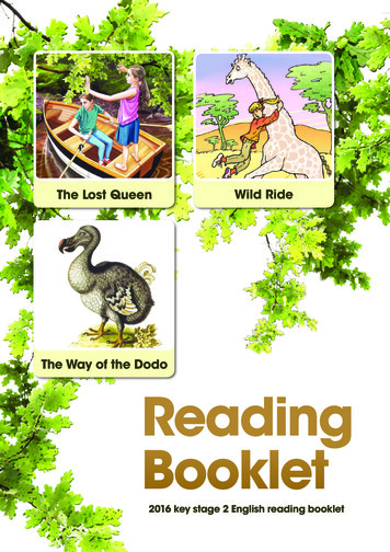 The Way Of The Dodo Reading Booklet - SATs Papers Guide