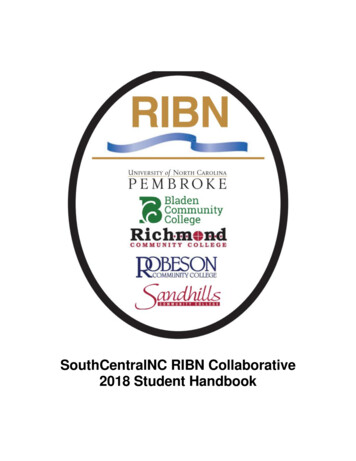 SouthCentralNC RIBN Collaborative 2018 Student Handbook