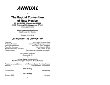 Of The Baptist Convention Of New Mexico