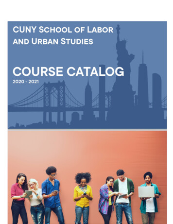 CUNY School Of Labor And Urban Studies