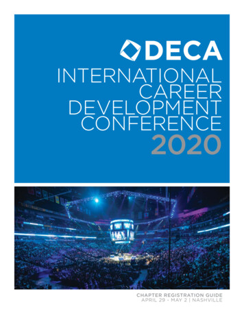 2020 ICDC Registration Packet - California DECA