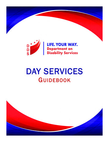 DAY SERVICES - Dds.dc.gov