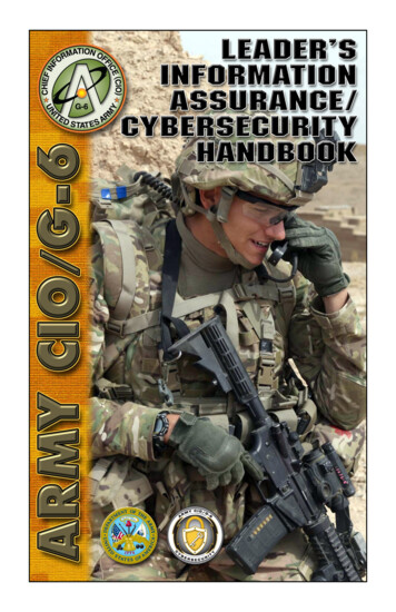 TO OPERATE IN CYBERSPACE - United States Army