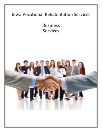 Iowa Vocational Rehabilitation Services Business Services