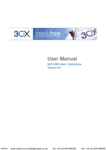 3CX Phone System For Windows Manual