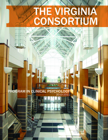 The Virginia ConsorTium - Sci.odu.edu
