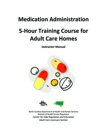 Medication Administration 5-Hour Training Course For 