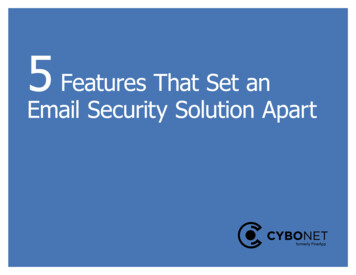 5 Features That Set An Email Security Solution Apart