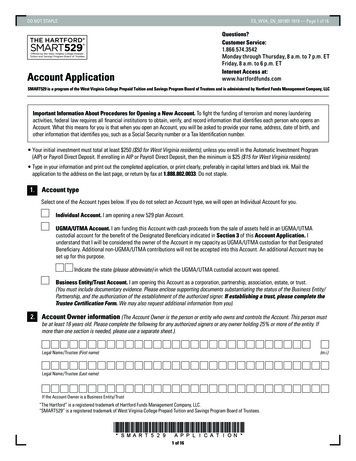 Account Application Hartfordfunds