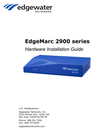 EdgeMarc 2900 Series - TeleDynamics