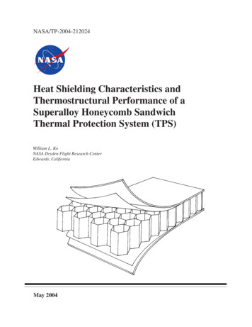 Heat Shielding Characteristics And Thermostructural .