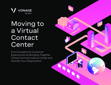 Moving To A Virtual Contact Center
