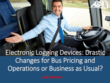 Electronic Logging Devices: Drastic Changes For Bus .