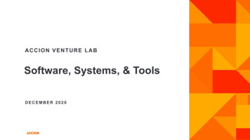 Software, Systems, & Tools
