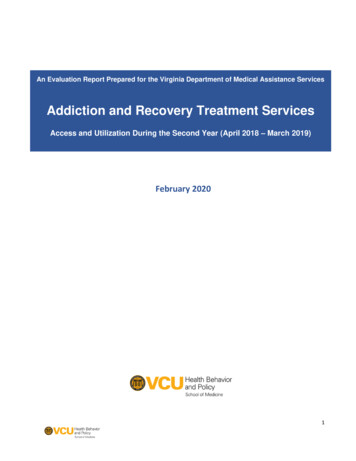 Addiction And Recovery Treatment Services - Hbp.vcu.edu