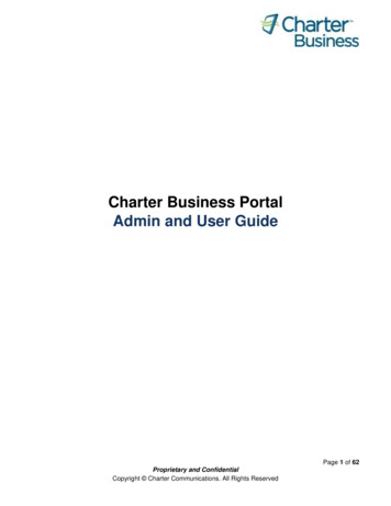 Charter Business Portal User Guide