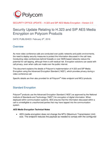 Security Update Relating To H.323 And . - Polycom Support