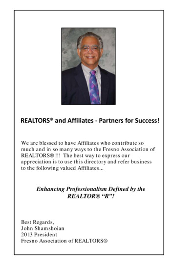 Your Picture Here - Fresno Association Of REALTORS