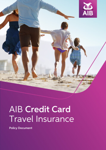 AIB Credit Card Travel Insurance