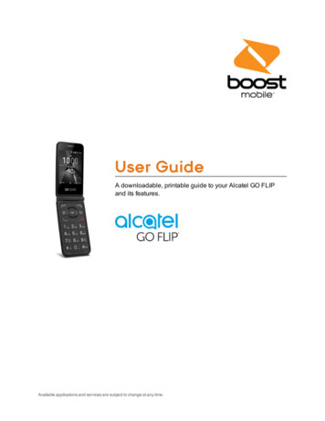 Alcatel GO FLIP User Guide - Cell Phones