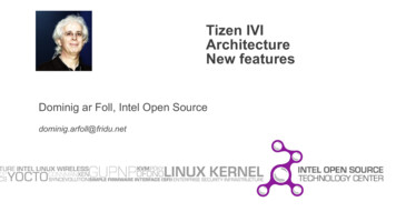 Tizen IVI Architecture New Features