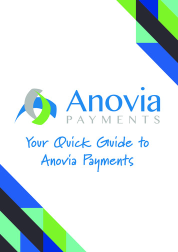 Your Quick Guide To Anovia Payments