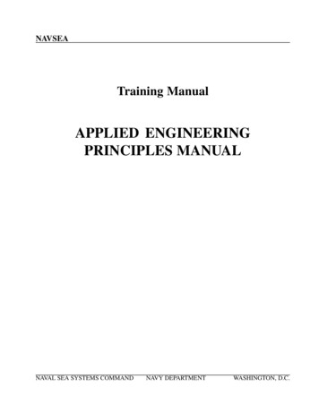APPLIED ENGINEERING PRINCIPLES MANUAL - United States 