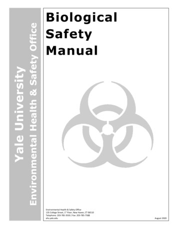 Office Safety Manual - Yale University