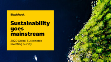 Sustainability Goes Mainstream