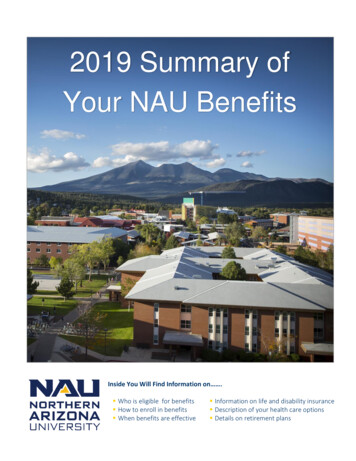 2019 Summary Of Your NAU Benefits