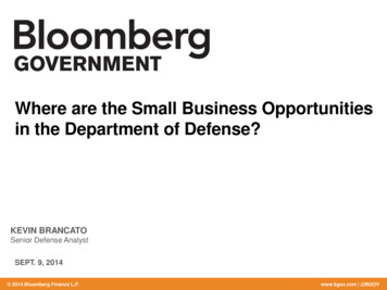 Where Are The Small Business Opportunities In The .