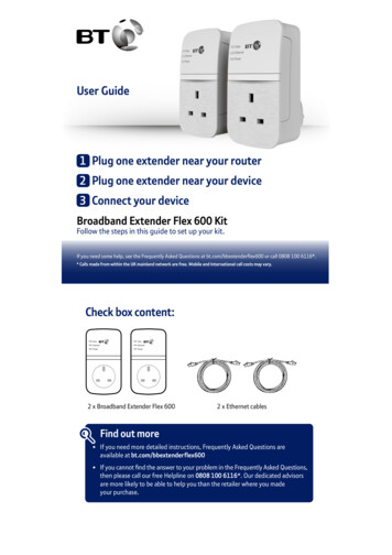 User Guide 1 Plug One Extender Near . - BT Business Direct