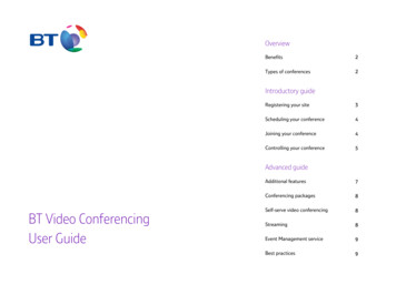 BT Video Conferencing User Guide