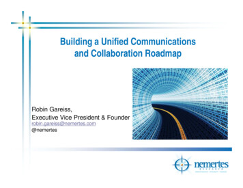 Building A Unified Communications And Collaboration Roadmap