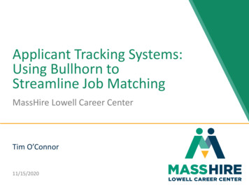 Applicant Tracking Systems: Using Bullhorn To Streamline .