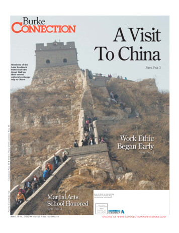 Burke A Visit To China - The Connection Newspapers