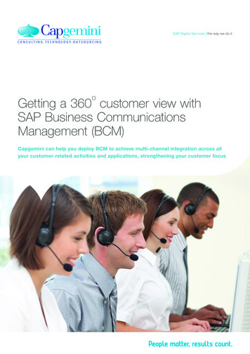 Getting A 360 Customer View With SAP Business .