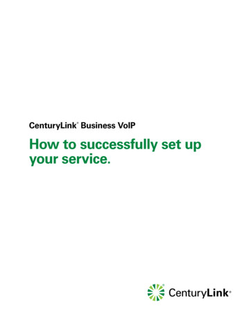 CenturyLink Business VoIP How To Successfully Set Up Your .