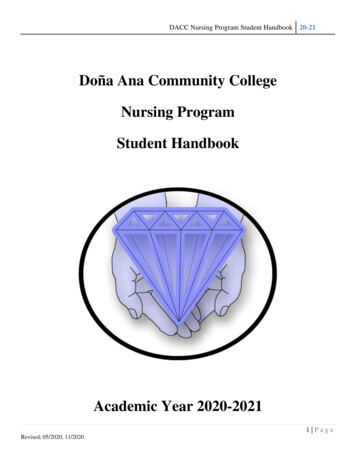 DACC Nursing Program Student Handbook