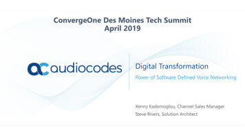 ConvergeOne Des Moines Tech Summit April 2019