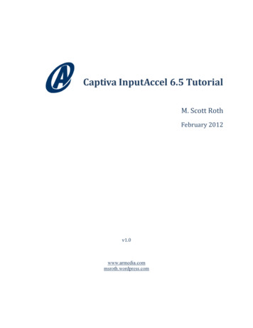 Captiva InputAccel 6.5 Tutorial