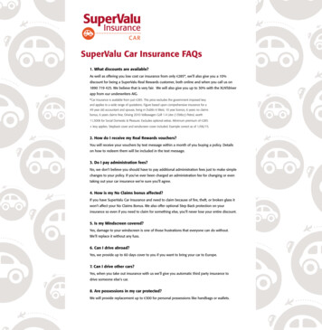 SuperValu Car Insurance FAQs